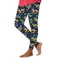 thumbnail image 2 of LEKWK Yoga Pants for Women Ribbon Confetti Print Mardi Gras Yoga Leggings High Waist Holiday Festival Soft Leggings Stretchy Party Carnival Outfits, 2 of 6