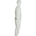thumbnail image 4 of Suntech Microporous Protective Coveralls, Attached Hood, Disposable Hazmat PPE, White, 6 Pack (2X), 4 of 6