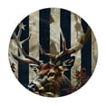 thumbnail image 4 of WYYP Deer Hunting Round Tablecloth - Full Width Single-Sided Printing - 100% Polyester Fiber - Washable for Home Kitchen Outdoor Decoration White, 4 of 8