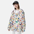 thumbnail image 3 of Lsque Colorful Spots UPF 50+ Lightweight Sun Protection Men's Women's Long Sleeve Shirt, Hoodie Performance -Small, 3 of 9