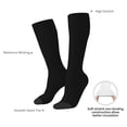 thumbnail image 4 of Fotbe Black Calcetas Divertidas Estampadas para Hombre y Mujer, Calcetas de Algodón hasta la Rodilla para Caminar, Correr, Enfermería y Embarazo, 4 of 6
