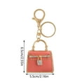 thumbnail image 2 of TopLLC Keychains Leather Bag Keychain Customized Metal Car Pendant Small Gift hanger hanger, 2 of 2