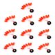 thumbnail image 1 of Flotador 10 piezas flotador de pesca ovalado espacio frijol línea de pesca tope boyas accesorios de CACAGOO Flotador, 1 of 7