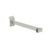 Econoco - BQSWFBSN - 12" Satin Nickel Slatwall Bracket for Rectangular Tubing - Sold in Pack of 24
