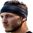 thumbnail image 2 of Weloille Sports Headband for Men, Reused & Washed Mens Headband Sweat Bands for Running Yoga Fitness Workout, 2 of 2
