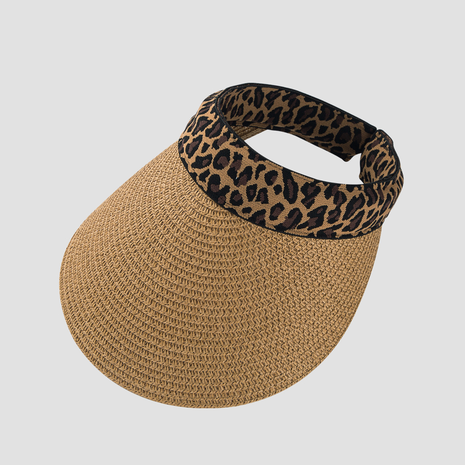 CHMORA Sun Visor Hats For Women Wide Straw Visors Womens Foldable Beach