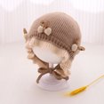 thumbnail image 2 of Yoyauz Baby Knit Winter Cap Baby Newborn Toddler Autumn Cute Earmuff Cotton Lined Beanie Suitable for Boys and Girls, 2 of 8