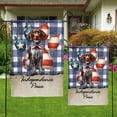 thumbnail image 4 of Patriotic German Shorthaired Pointer 4th of July Independence Paws Garden Flag 12x18in Double Sided GSP Lover Dog Gift Outdoor Decor - 02010, 4 of 5