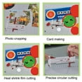 thumbnail image 4 of Circle Cutter Tool Double-Stage Adjustable Compass Rotary Cutters for Cutting Perfect Circles(Orange), 4 of 8