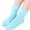 A-Mint Green182, variant on Yuanlong Women's Lace Anklet Socks Solid Color Cotton Socks Lace Mid Calf Socks Stylish Casual Short Socks