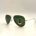 thumbnail image 4 of RB-Hip Hop-sunglasses Aviator Green Lenses Gold Frame RB3025 Women / Men New, 4 of 5