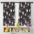 thumbnail image 5 of Blackout Kids Curtains,Halloween Gnomes and Pumpkins Childrens Insulated Curtains Set Of 2,Bedroom Essentials,Toddler Room Decor 42"x54", 5 of 5