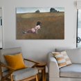 thumbnail image 6 of Andrew Wyeth Christina's World Wall Art Prints Framed Paintings Picture Print Wall Art Poster Painting Canvas Posters Artworks Gift Room Aesthetic 16x24inch(40x60cm), 6 of 6