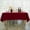 Burgundy, variant on JYFLZQ Rectangle Polyester Tablecloth, 60" x 84", Machine Washable, White