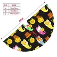 thumbnail image 2 of KLL 36" Christmas Tree Skirt Gnomes With Sunflowers Xmas Tree Skirts Mat for New Year Xmas Holiday Party Indoor Outdoor Home Decoration, 2 of 5