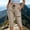 Khaki, variant on iHPH7 Women's Hiking Capris with Zipper Pockets Lightweight Quick Dry Cargo Cropped Pants Elastic Waist Drawstring Summer Outdoor Travel Athletic Trousers Black L