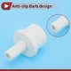 thumbnail image 5 of Conector de tubo recto de plástico con espiga de 1"x0.4" color blanco, 5 piezas, 5 of 7
