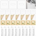 thumbnail image 1 of REJODA-40 Pack Clear Vertical Blind Repair Tabs Sets with Vertical Blinds Replacement Stems and Clear Self-Adhesive Blinds Replacement Fixers, Window Blinds Repair Parts, 1 of 4