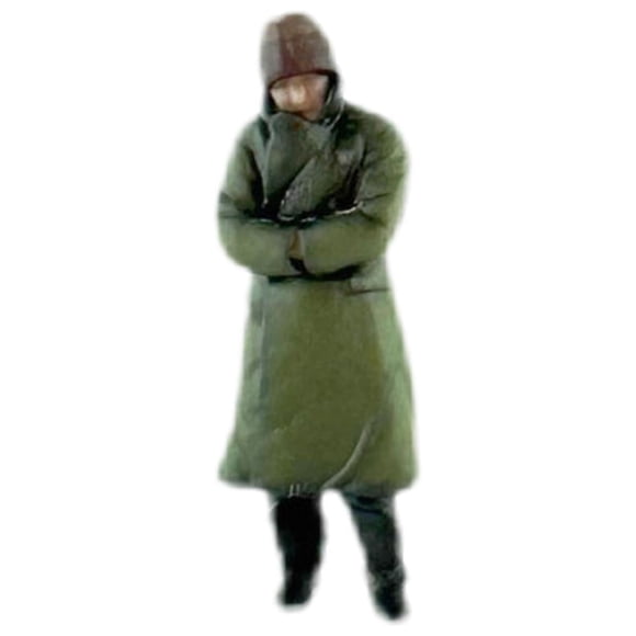 Figuras de diorama de modelos de simulación a escala 1/64, figuras de personas hechas a mano para fotografía De pie