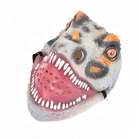 Tailored Dinosaur Mask Halloween Masquerade Festival Emulsion Realistic Costume