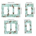 thumbnail image 2 of Yayeee Rocker Switch Wall Plate 3-Gang 6.5"x4.6" Home Decorative Outlet Cover, Green Otters Pattern, 2 of 6