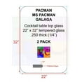 thumbnail image 2 of 2-Pack Tinted cocktail table top glass with 4 in radius: Fits Bally Midway tables plus after market, 2 of 2