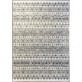 thumbnail image 1 of Dynamic Rugs IN69329826238 5 ft. 3 in. x 7 ft. 7 in. Infinity 32982 Rectangle Modern Area Rug - 6238 Ivory & Grey, 1 of 1