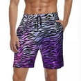 thumbnail image 1 of Tiger Stripes Gym Shorts Summer Two T Print Stylish Beach Shorts Man Running Surf Quick Dry Pattern Swimming Trunks, 1 of 5