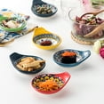 thumbnail image 6 of UNICASA Ceramic Spoon Rest,Bohemian Spoon Holder for Kitchen 4.75 Inch,Set of 6, 6 of 6