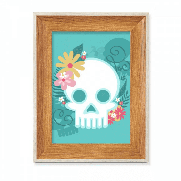 Mexico Undead l Illustrations Desktop Wooden Photo Frame Display Picture Art Painting Multiple Sets