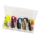 thumbnail image 2 of Señuelos de pesca,Kit de señuelos de pesca de cebos blandos Swimbait con caja,Mini señuelo de pesca Tackle Paddle Tail Crankbait,Señuelos de pesca de buceo hundidos en 3D con gancho,Soft, 2 of 9