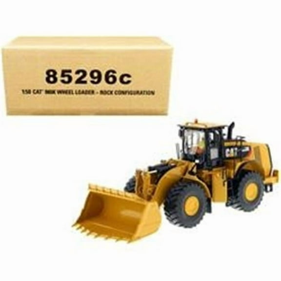 1-50 Scale Diecast Cat Caterpillar 980k Wheel Loader Rock Configuration with Operator Core Classics Series Model Car