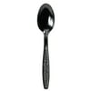 SOLO Cup Company Guildware Heavyweight Plastic Teaspoons, Black, 1000 ct