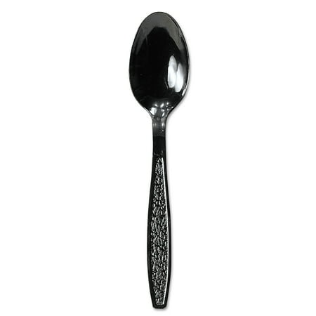 - SOLO Cup Company Guildware Heavyweight Plastic Teaspoons, Black, 1000 ct