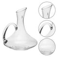 thumbnail image 4 of 1 Pc 1500 ML Creative Glass Decanter Wine Pourer with Handle (Transparent), 4 of 8