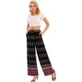 thumbnail image 4 of Pantalones anchos de pierna ancha para mujer, 4 of 5