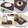 thumbnail image 4 of Fun Coffee Mat 19.5x12in,Coffee Bar Mat for Countertops, Absorbent Hide Stain Anti-Slip Coffee Bar Accessories Fit Under Coffee Machine Mat,Dish Drying Mats for Kitchen, 4 of 7