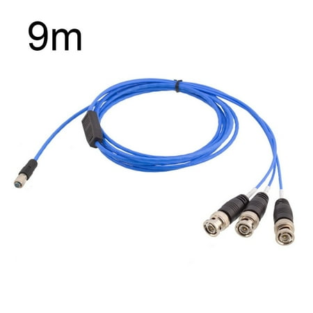 

C4 Sensor Connector 1/4-28Unf To Bnc Triaxial Acceleration Sensor Terminal Cable