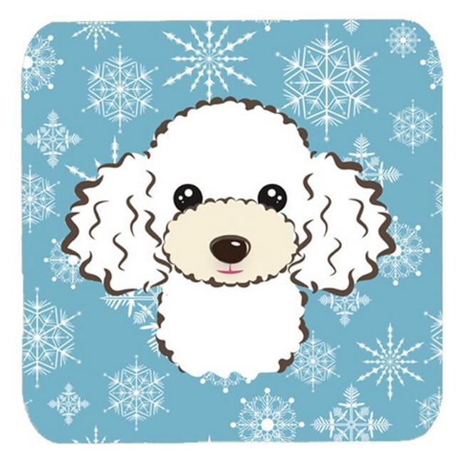 Poodle Playing Pool Billiards dog  art tile coaster coasters tiles gifts gift 