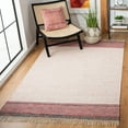 thumbnail image 2 of SAFAVIEH Montauk Phipp Southwestern Cotton Area Rug, Pink/Beige, 6' x 9', 2 of 11
