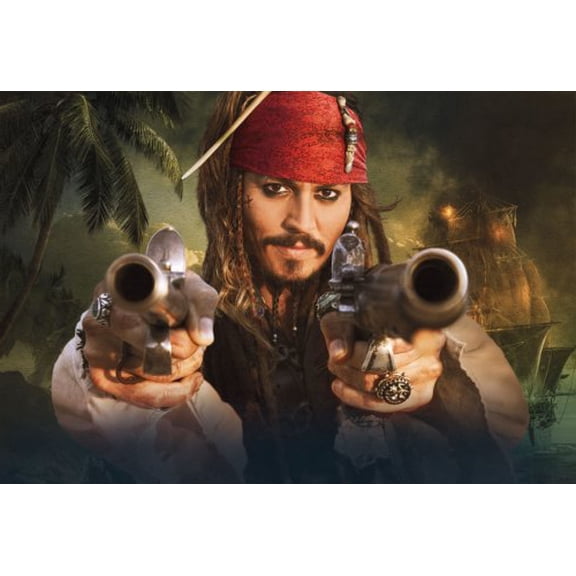 Pirates Of The Caribbean Stranger Tides Movie Poster 11inx17in Mini Poster 11x17 poster
