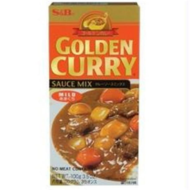 S&B Golden B85698 S&b Golden Curry Sauce Mix, Mild 12x3. 5oz
