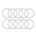 thumbnail image 1 of Joint Torique en Caoutchouc Nitrile Diamètre Intérieur 79mm 82mm OD 1,5mm Largeur Joint d'Étanchéité Rond 10Pcs, 1 of 3