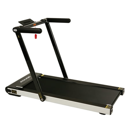 Sunny Health & Fitness Asuna Space Saving Treadmill, Motorized, Low Profile & Slim Folding -
