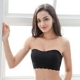 thumbnail image 6 of Bigersell T Shirt Bras Clearance Underwire Sports Bras for Women Convertible Bra Style R4214 V-Neck Padded Bras Pull-On Bra Closure Women's Plus Size Workout Sports Bras Black M, 6 of 9