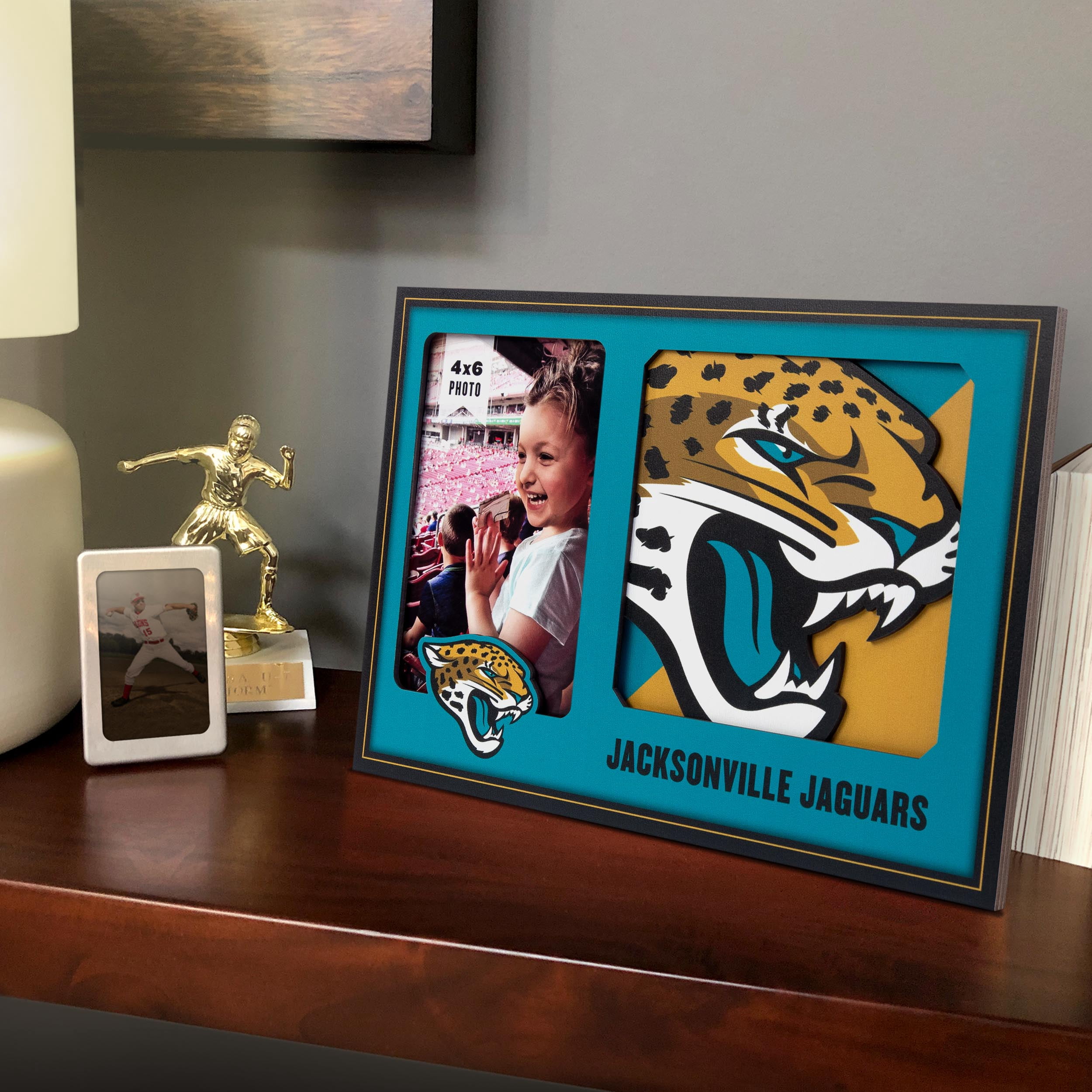 Jacksonville Jaguars 3D Logo Picture Frame