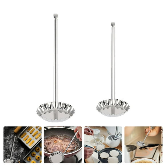 Mobutofu 2 Pcs Moule à Crêpes Accessoires de Cuisine Moules à Collations Frites pour Chefs