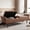 Brown, variant on YIKEMA Double Door Storage Ottoman Bench, 64'' Faux Leather End of King Bed Bench