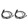 thumbnail image 4 of Methold Cable de carga negro de 1,5 metros reemplazo de cable de puerto Micro USB para controlador de juego 4 Negro 1.5 m 2piezas, 4 of 6