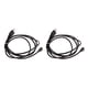 thumbnail image 1 of Methold Cable de carga negro de 1,5 metros reemplazo de cable de puerto Micro USB para controlador de juego 4 Negro 1.5 m 2piezas, 1 of 6